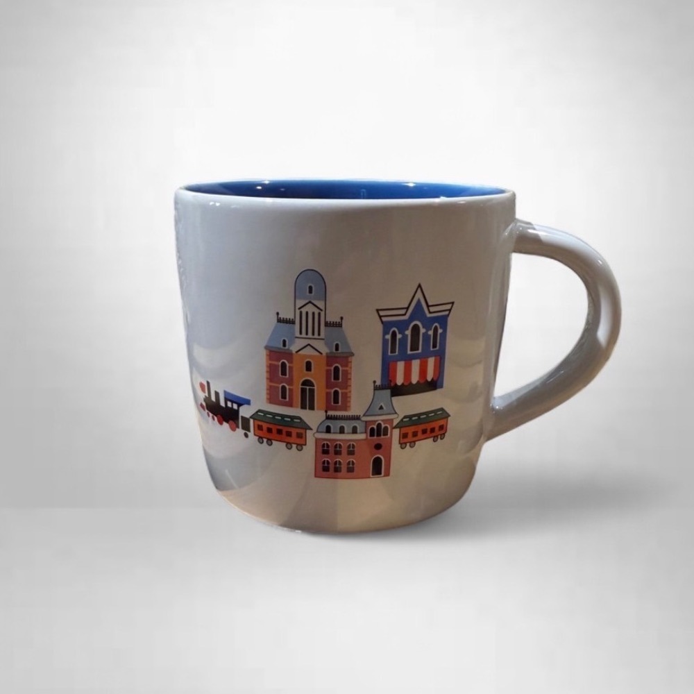 Disneyland Main Street Mug Disney Coffee 50th anniversary memorabilia
